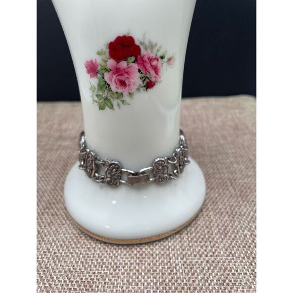 Brighton Bracelet 5889 Silver Floral Link - Picture 2 of 8